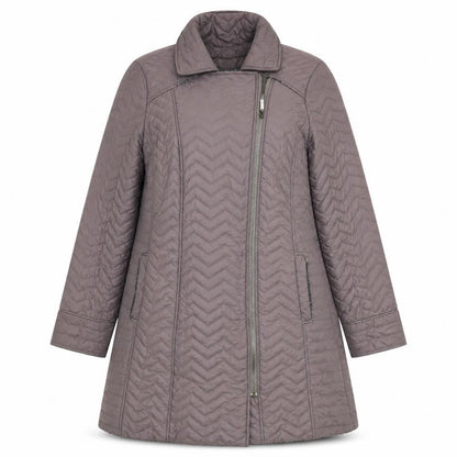 Womens UK Size 16 BHS Brown Quilted Coat