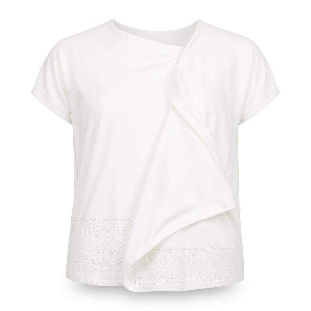 Womens UK Size M Monsoon White Basic T-Shirt