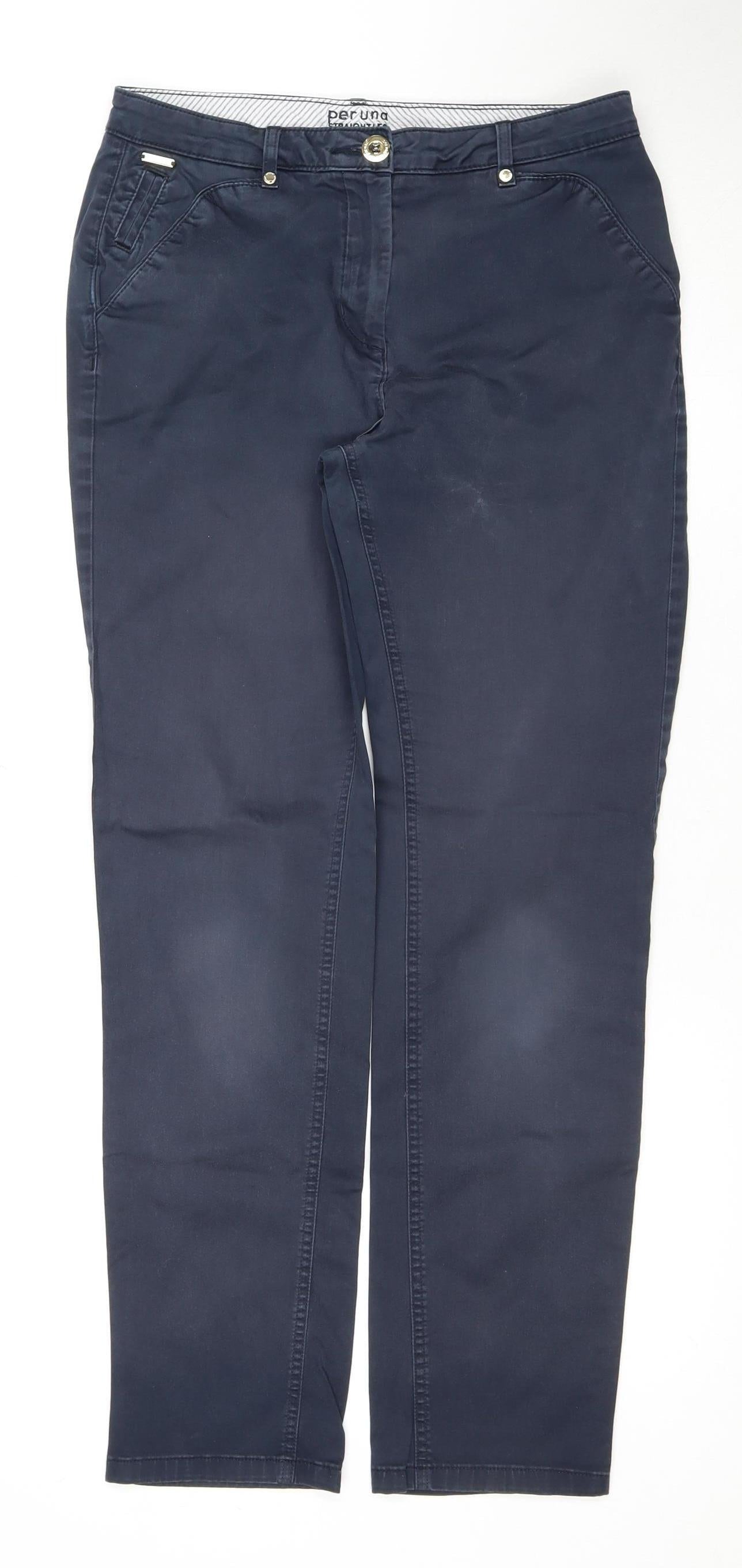 Womens UK Size 10 Marks and Spencer Regular Fit  Blue Jeans