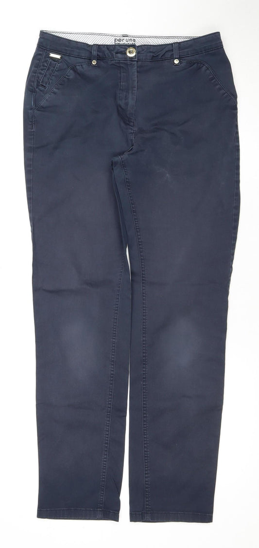 Womens UK Size 10 Marks and Spencer Regular Fit  Blue Jeans