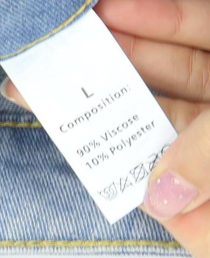 Womens UK Size L Jeans  Straight Blue Jeans