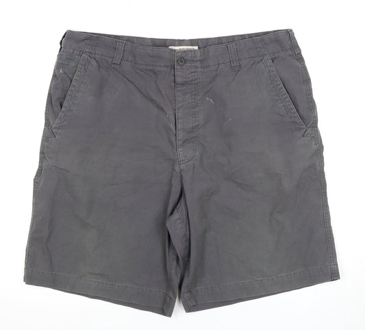 Marks and Spencer Men's Black Chino Shorts - Size 40 in