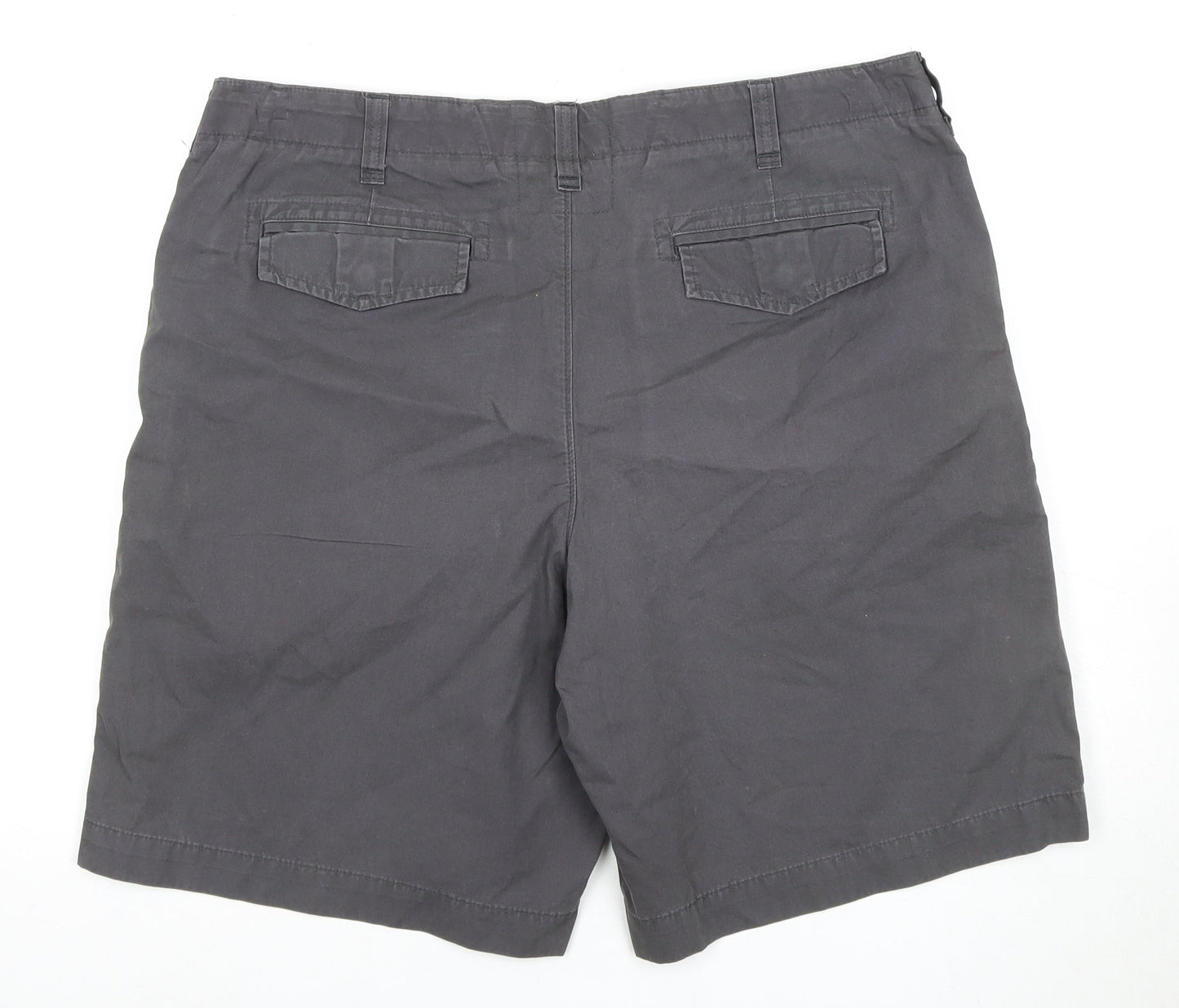 Marks and Spencer Men's Black Chino Shorts - Size 40 in