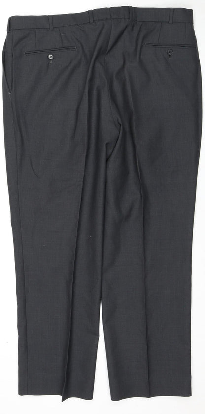 Bäumler Men's Black Dress Pants Size 42 Formal Trousers