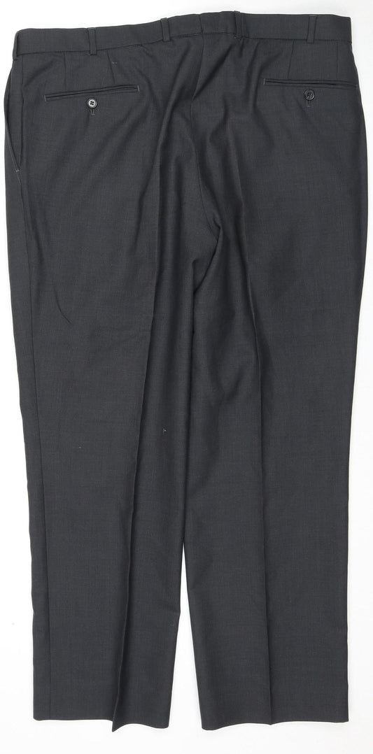 Bäumler Men's Black Dress Pants Size 42 Formal Trousers