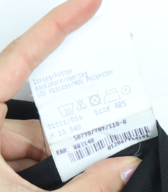 Bäumler Men's Black Dress Pants Size 42 Formal Trousers