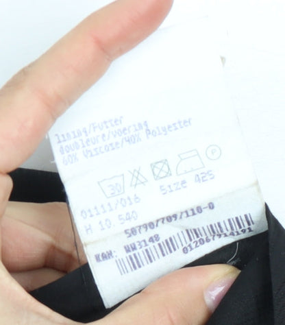 Bäumler Men's Black Dress Pants Size 42 Formal Trousers