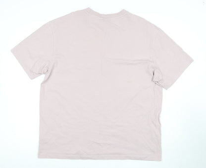Mens UK Size L Bershka Beige  T-Shirt