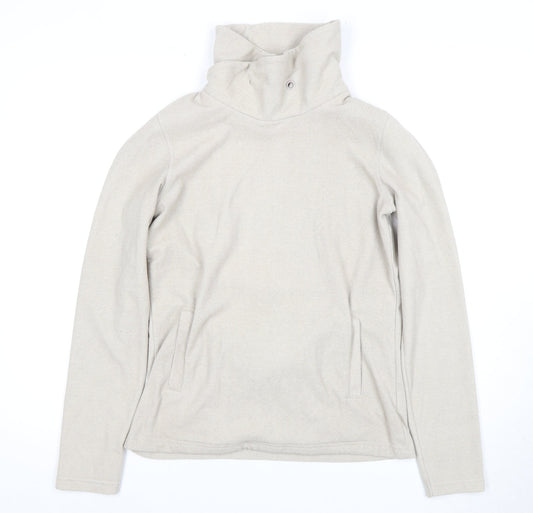 Womens UK Size 10 Mountain Warehouse Beige Pullover Sweatshirt