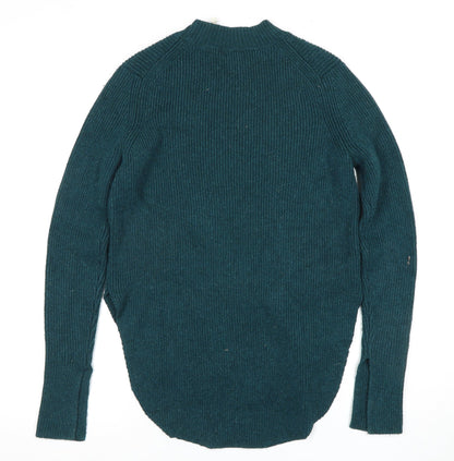 Country Road Women's Green Crew Neck Jumper XS