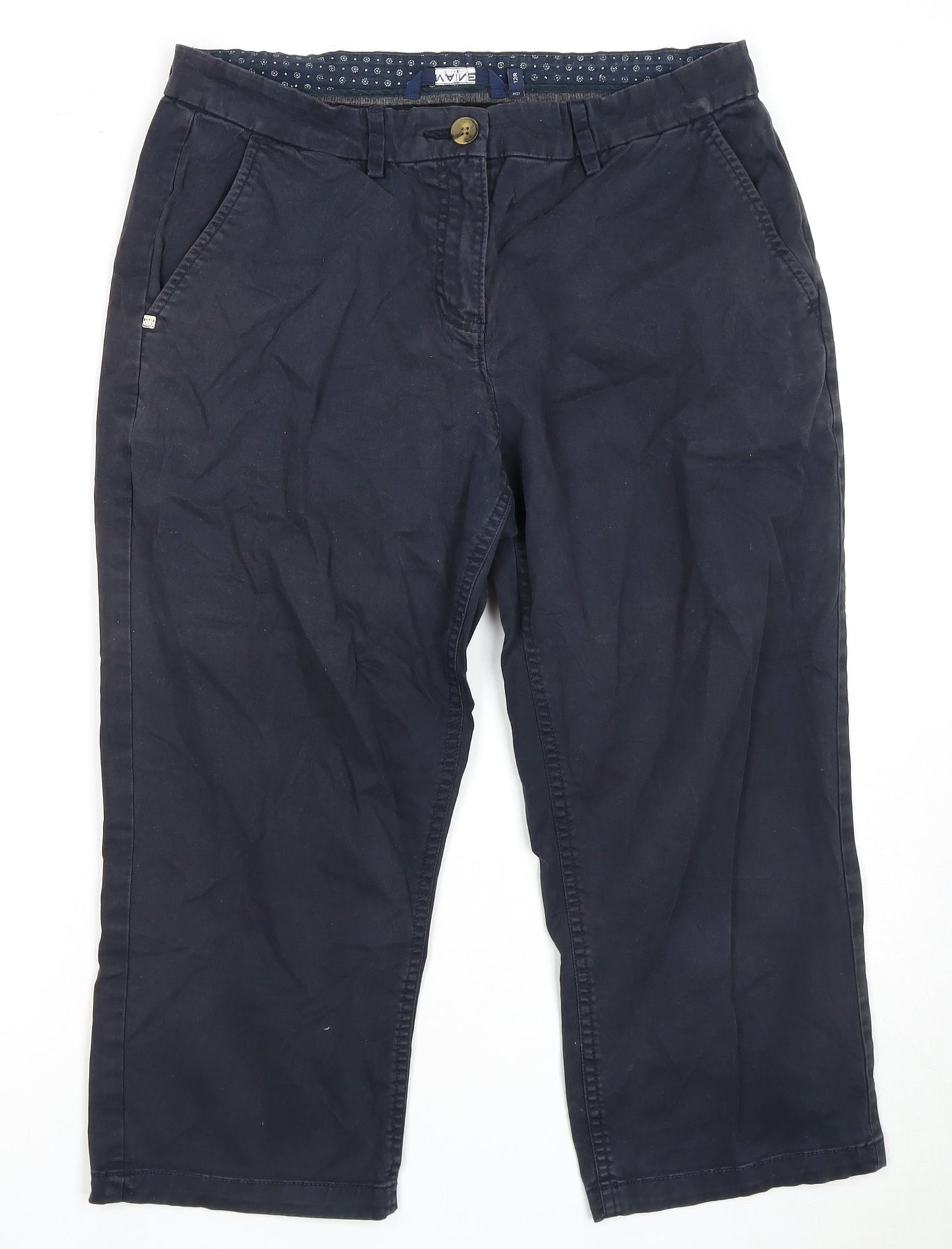 Maine Women's Black Chino Trousers Size 12 - Casual Wear