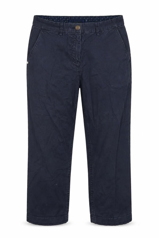 Womens UK Size 12 Maine Regular Fit Chino Black Trousers
