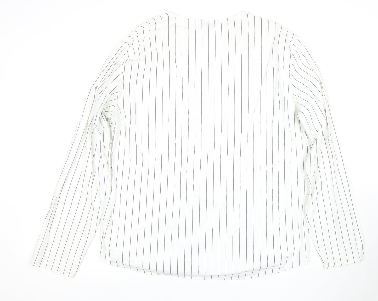 Womens UK Size 12 COS White Basic Blouse