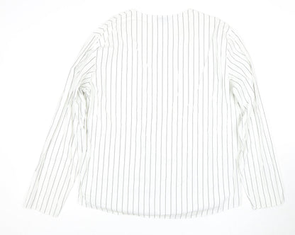 Womens UK Size 12 COS White Basic Blouse