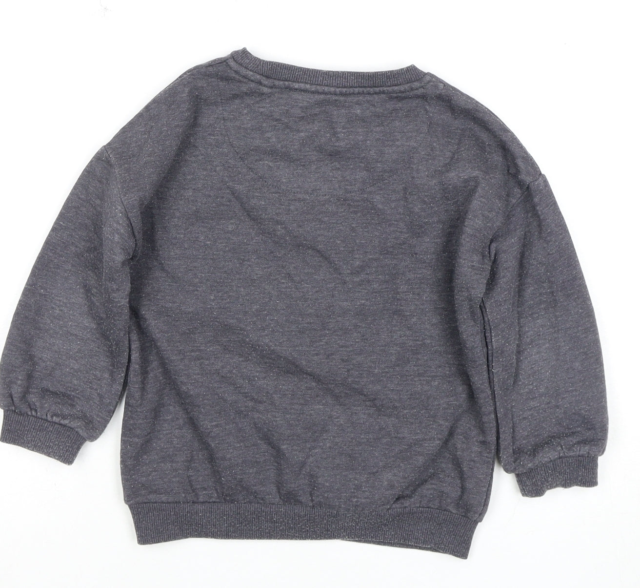 Disney Girls Grey Minnie Mouse Pullover Hoodie 2-3 Years