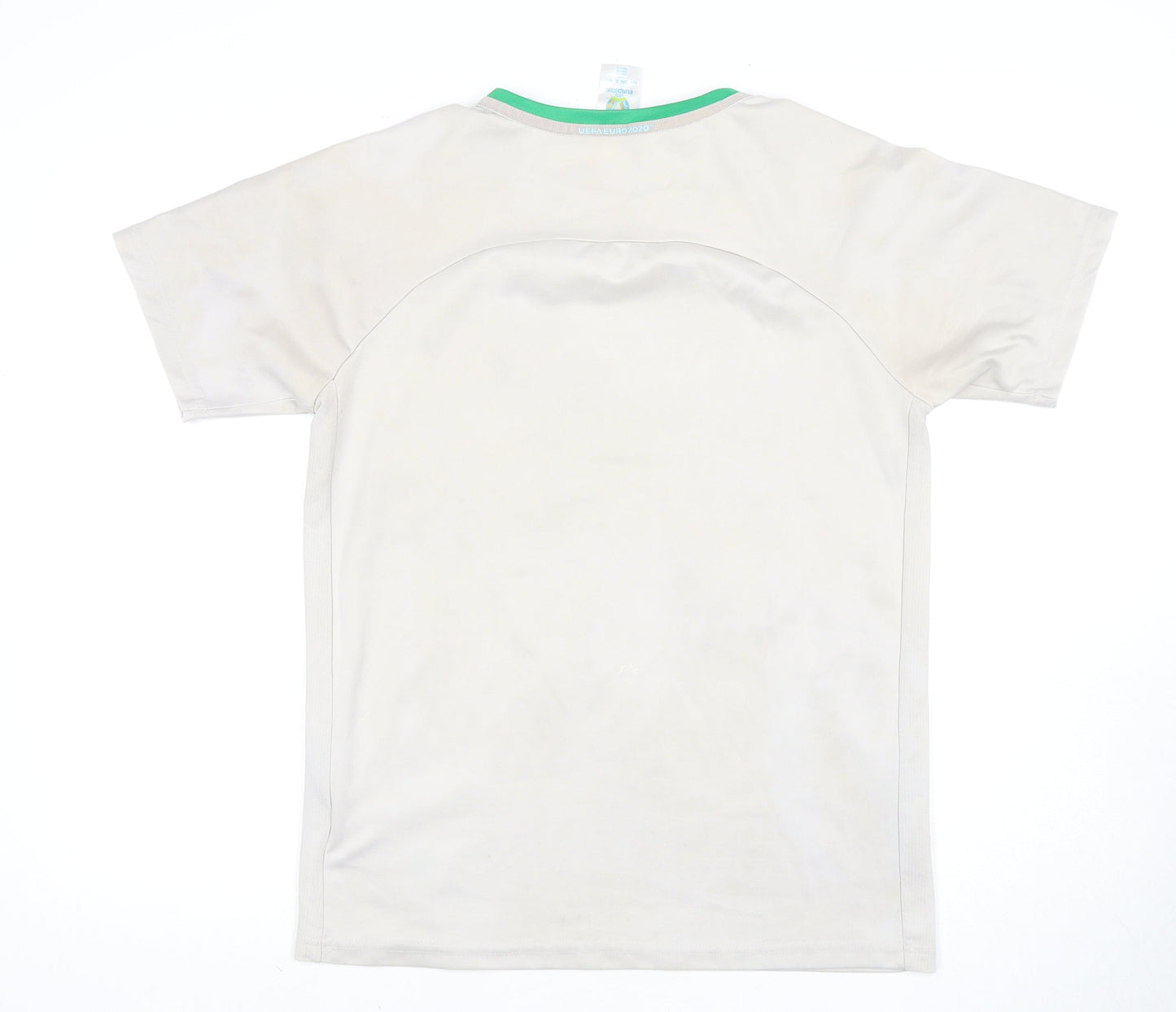 Euro 2020 Men's Beige Jersey - Size S, Football Style