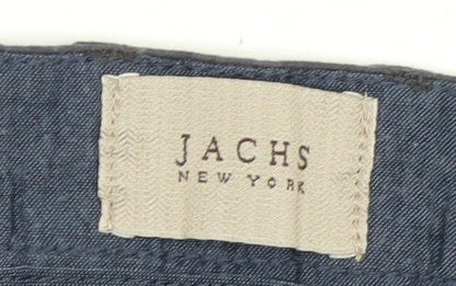 Jachs Men's Black Chino Trousers, Size 32 Regular