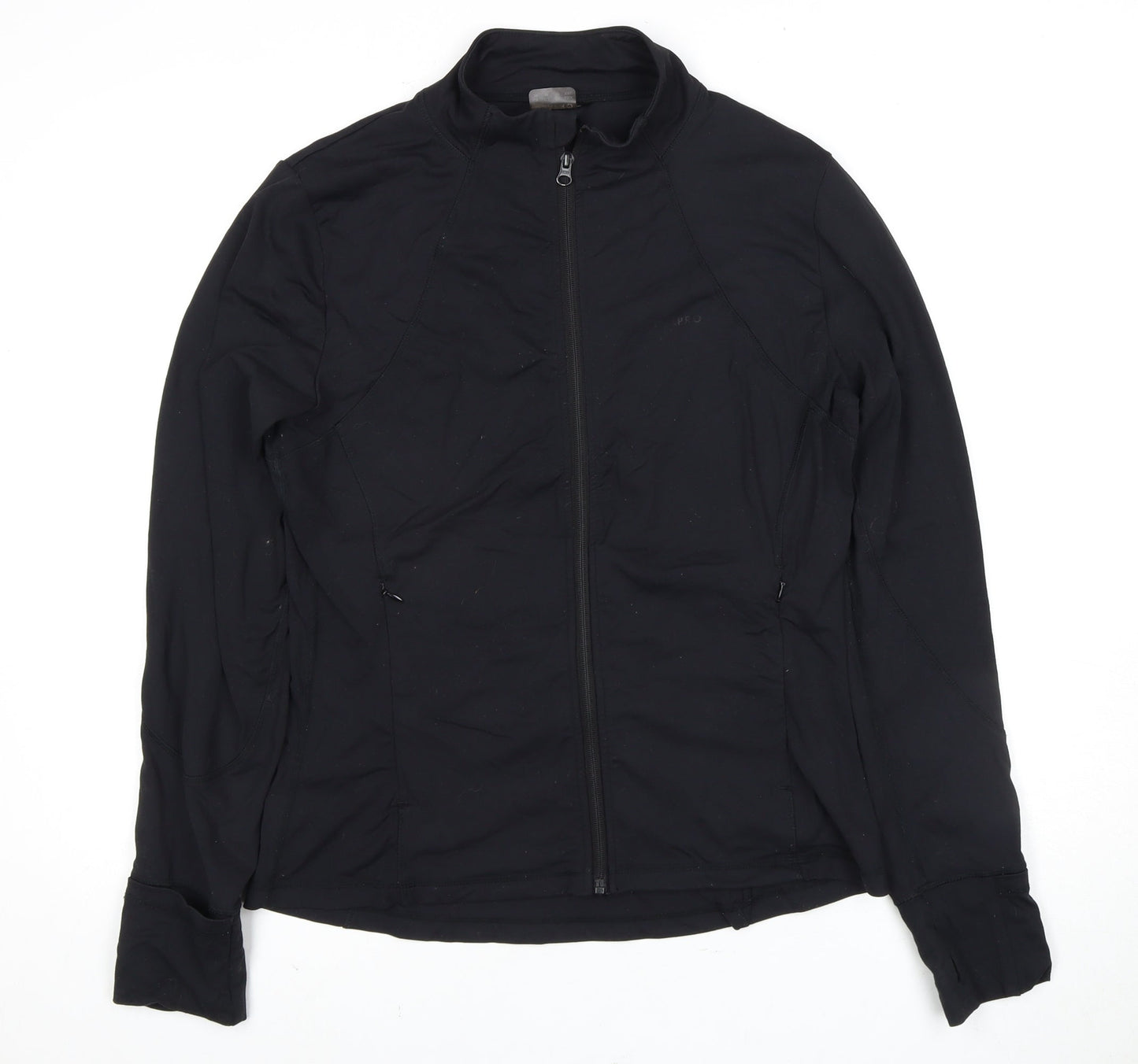 USA PRO Women's Black Full Zip Sweatshirt Size 16