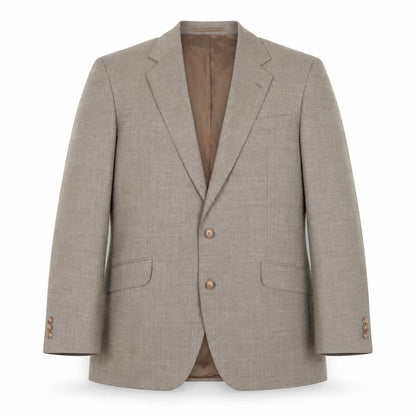 Creation Luis Fable Men's Beige Blazer, Size 42R, Single-Breasted