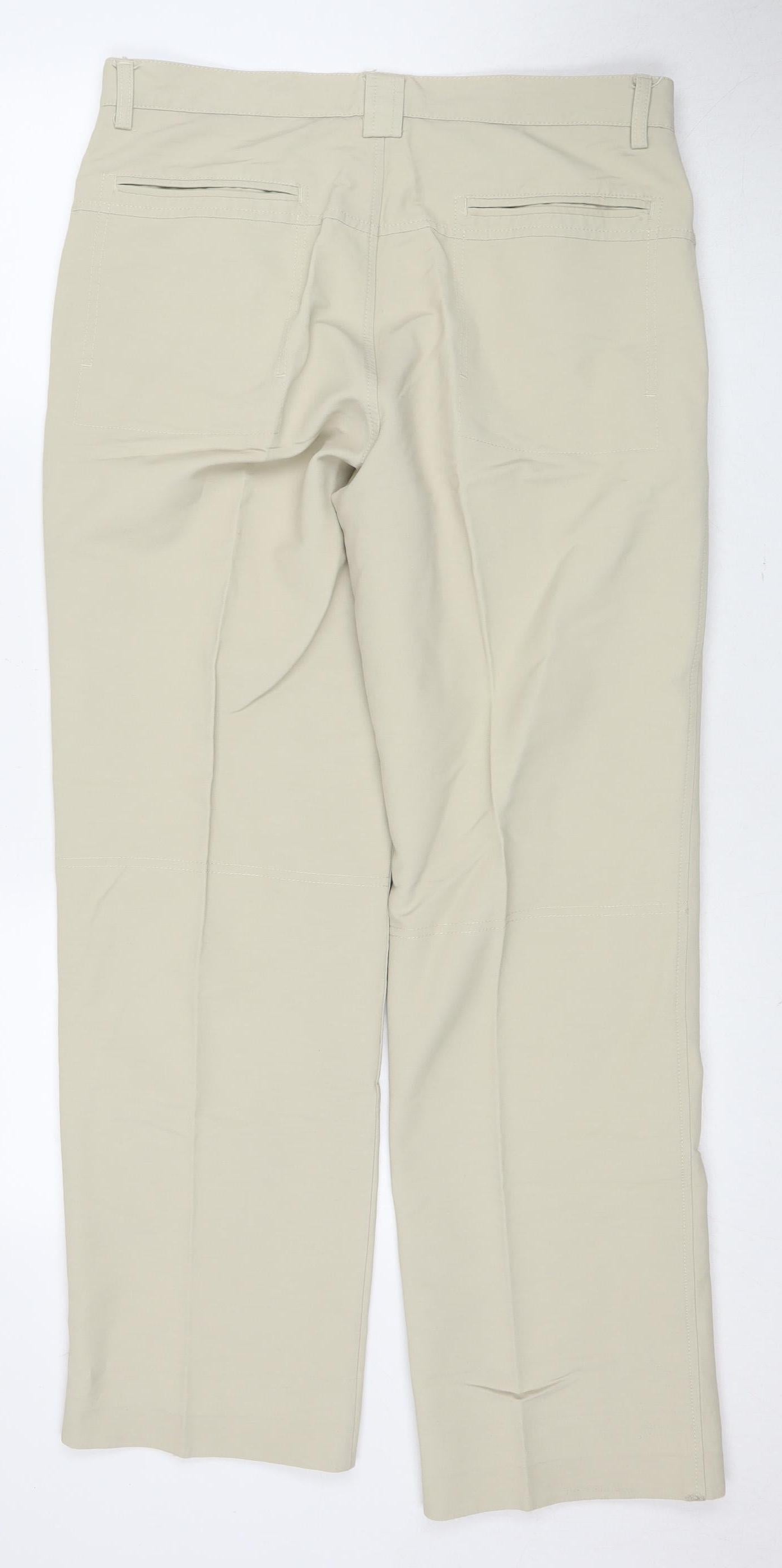 Altatensione Men's Beige Trousers Size 50