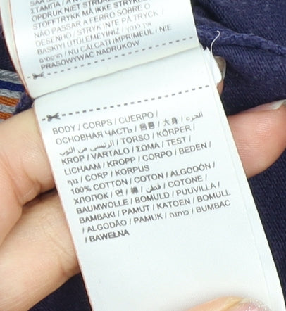 Superdry Men's Blue Graphic Print Sports T-Shirt, M