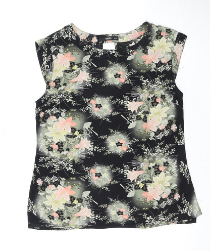Womens UK Size 10 Oasis Black Camisole Blouse