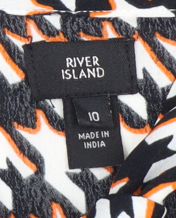 Womens UK Size 10 River Island Multicoloured  Blouse