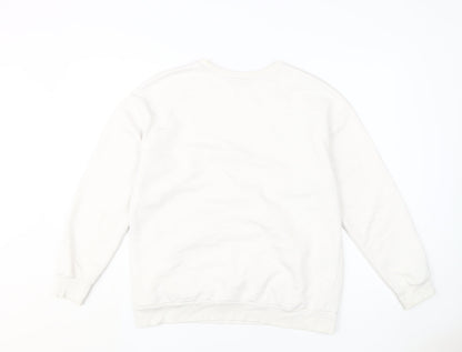 Womens UK Size M Disney White Pullover Sweatshirt
