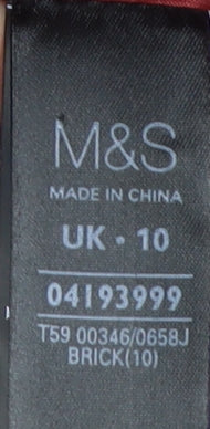 Womens UK Size 10 Marks and Spencer Red