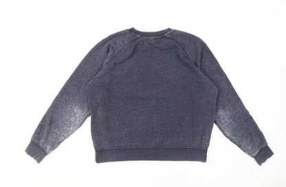 Next Unisex Adults Blue Pullover Sweatshirt Size 12