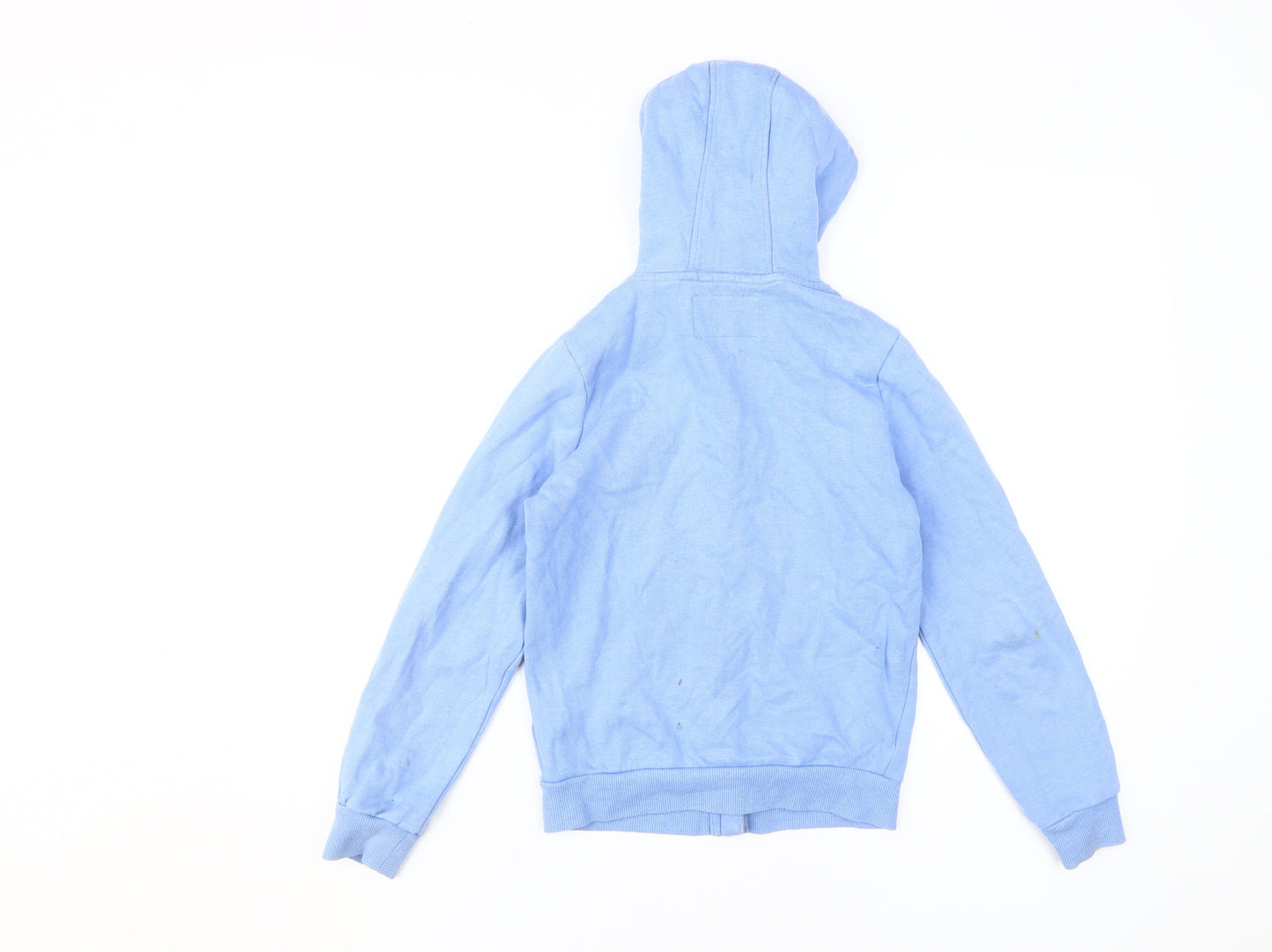 Marks and Spencer Girls Blue Full Zip Hoodie 10-11 Years
