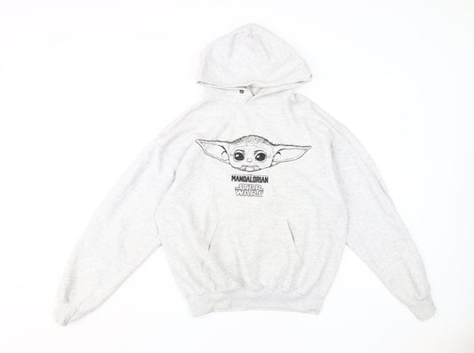 Primark Boys Grey Star Wars Pullover Hoodie M