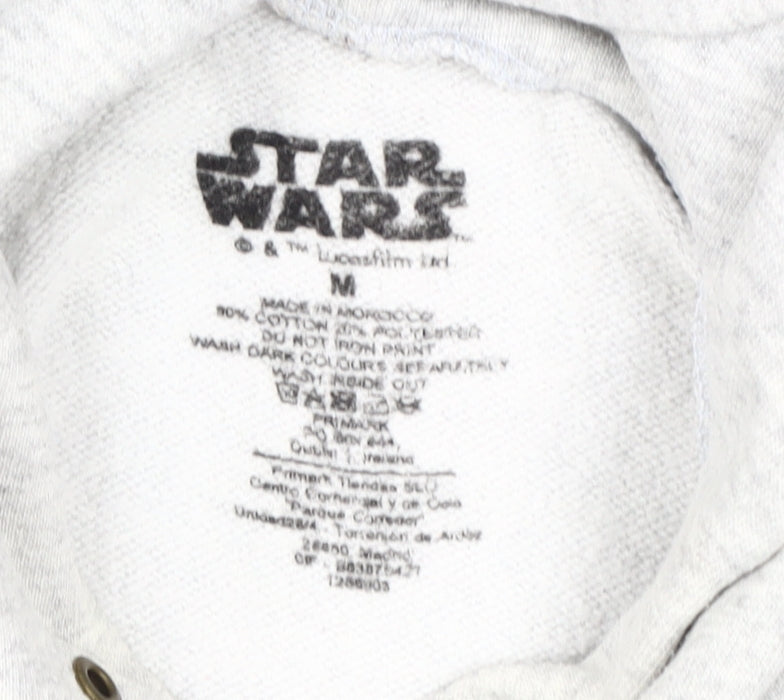 Primark Boys Grey Star Wars Pullover Hoodie M
