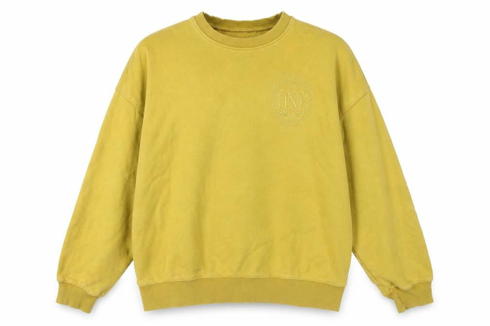Mens UK Size M Topman Gold Pullover Sweatshirt