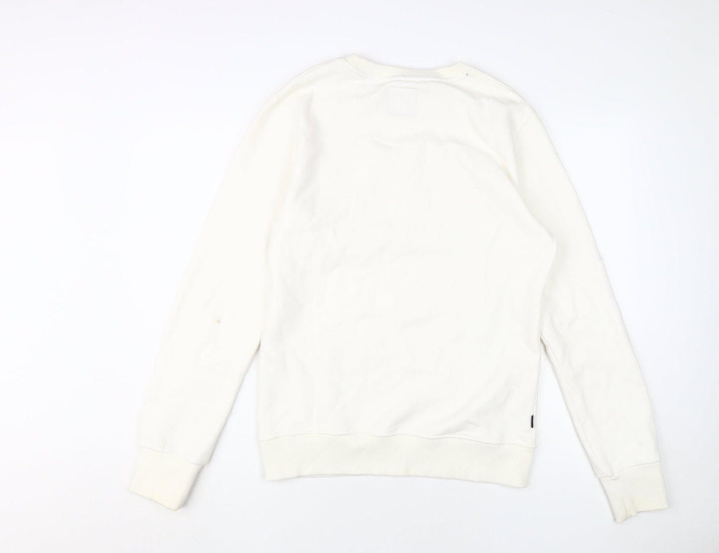 Superdry Men's White Pullover Sweatshirt S