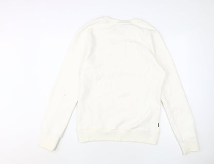 Superdry Men's White Pullover Sweatshirt S