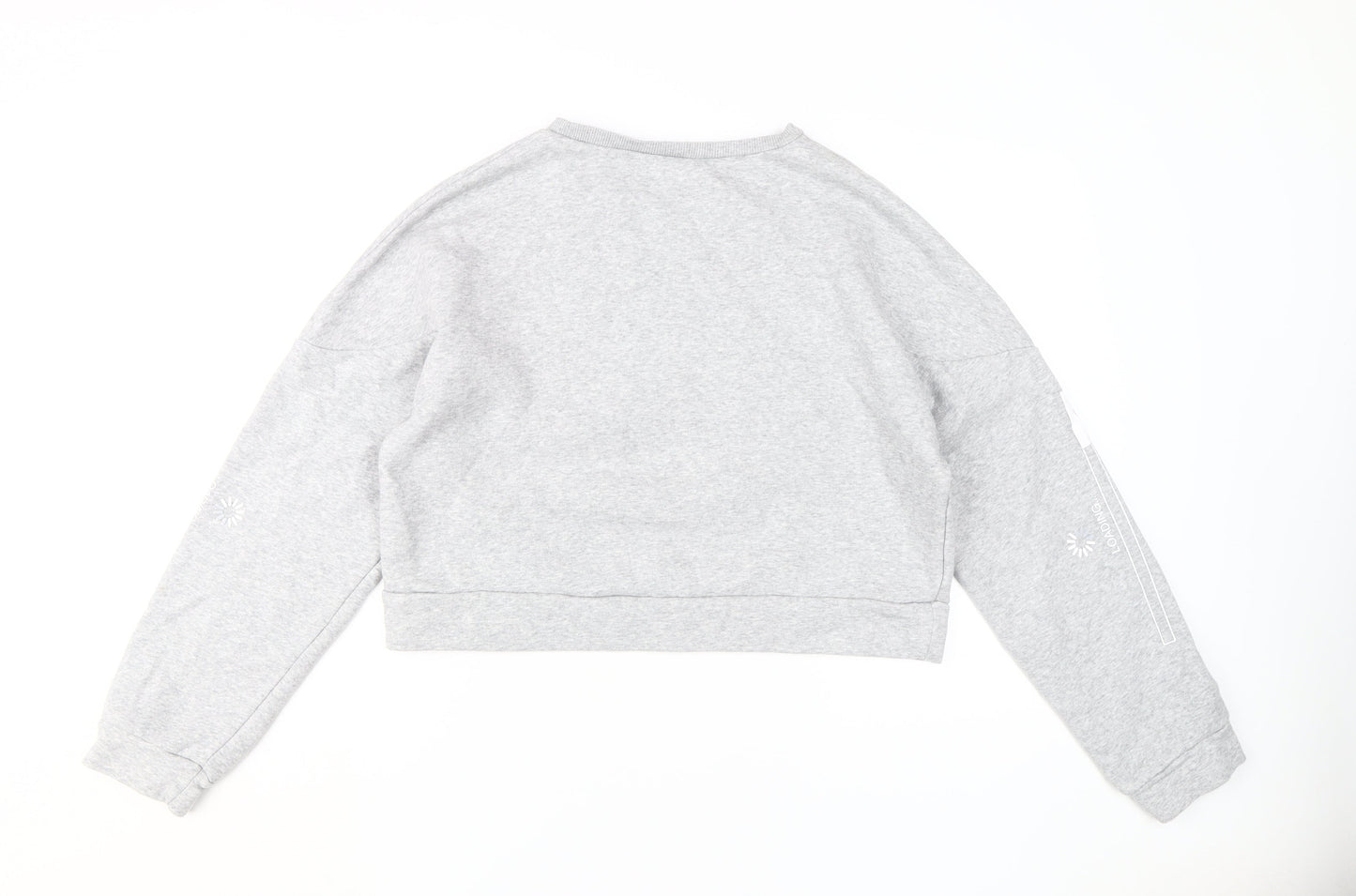 Zara Women's Grey Pullover Sweatshirt, Size S
