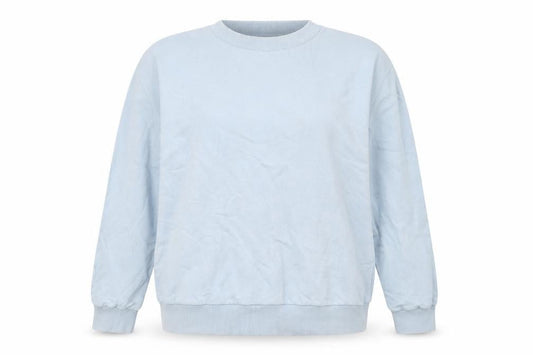 Front view of Collusion Blue Crew Neck Sweatshirt M unisex
