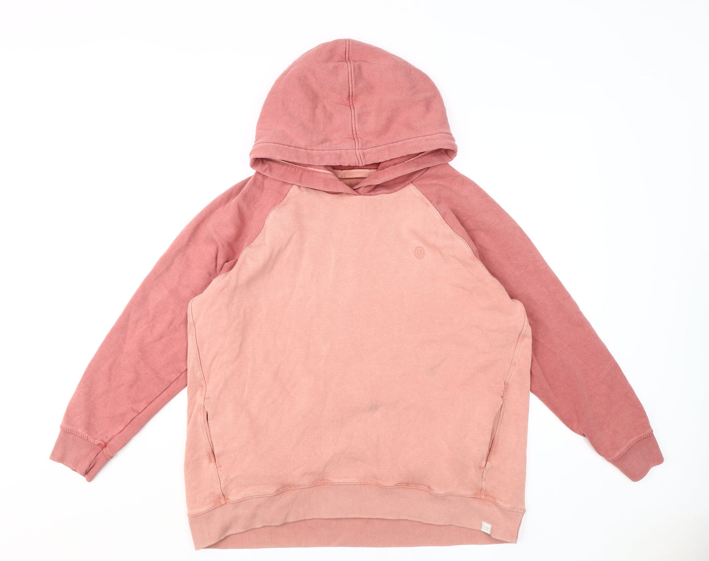 Mens UK Size L Fat Face Pink Pullover Hoodie