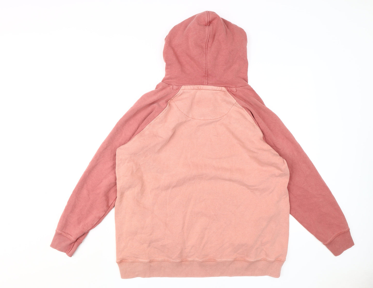 Mens UK Size L Fat Face Pink Pullover Hoodie