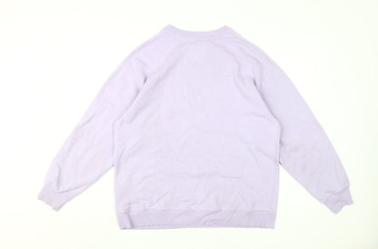 Mens UK Size S Hollister Purple Pullover Sweatshirt