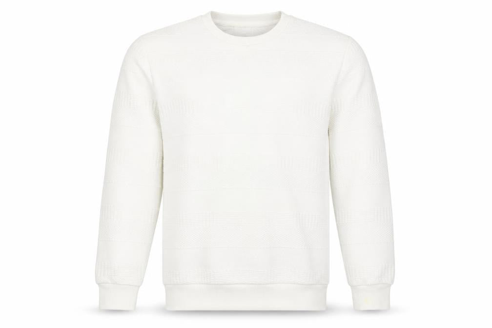 Mens UK Size M Zara White Pullover Sweatshirt