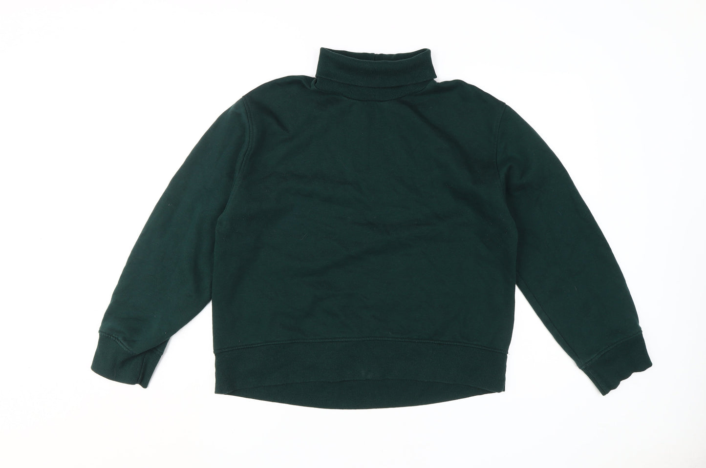 Zara Unisex Green Pullover Sweatshirt L