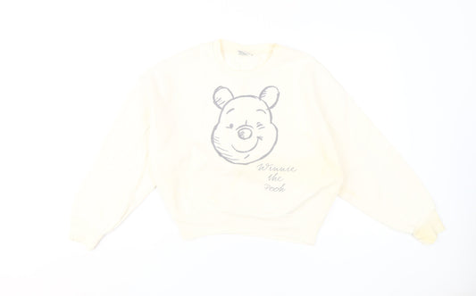 Womens UK Size S Disney Ivory Pullover Sweatshirt