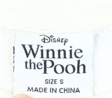 Womens UK Size S Disney Ivory Pullover Sweatshirt