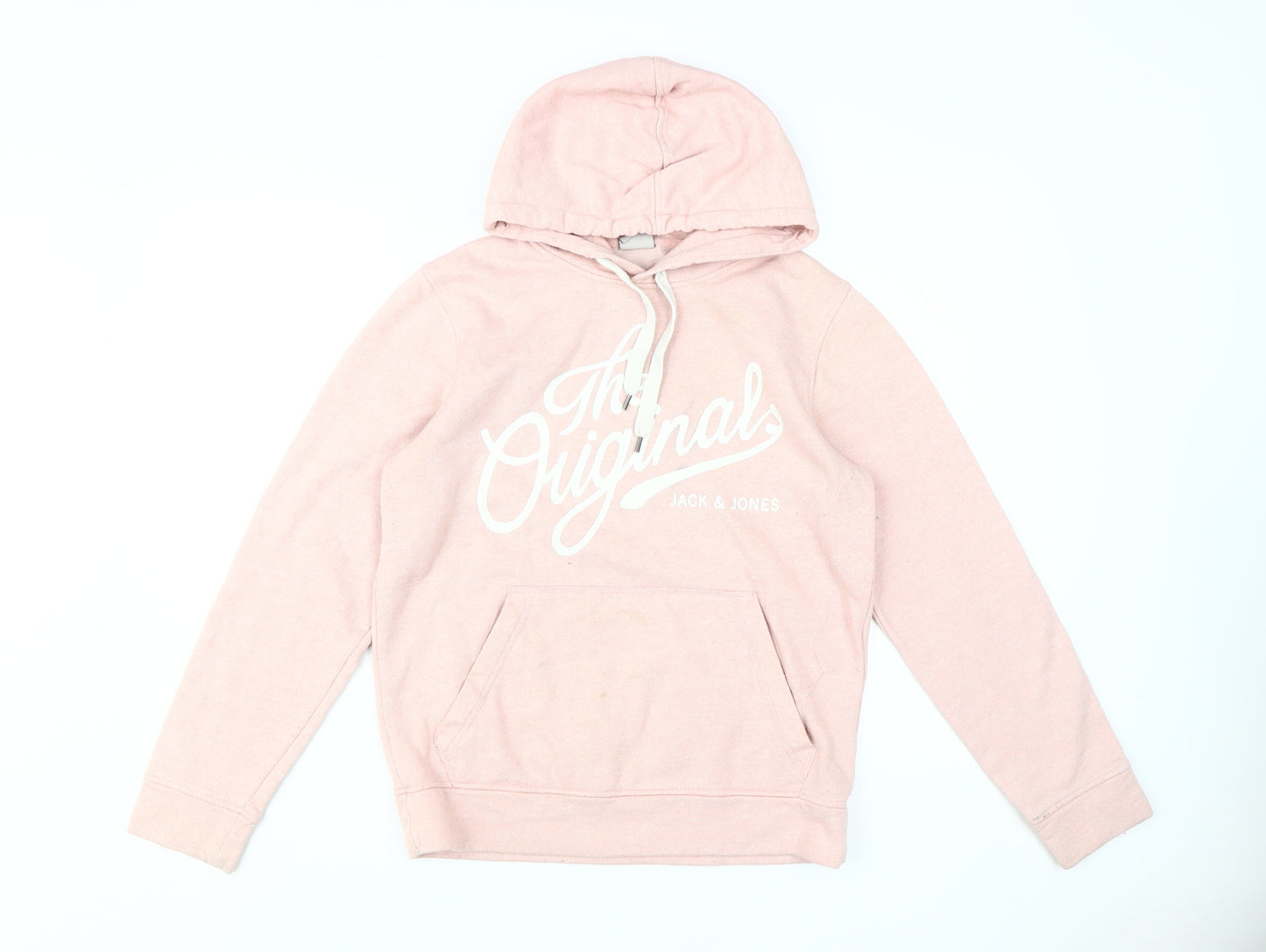 Womens UK Size S JACK & JONES Pink Pullover Hoodie