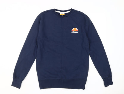 Mens UK Size XS ellesse Blue Pullover Sweatshirt
