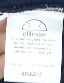 Mens UK Size XS ellesse Blue Pullover Sweatshirt