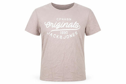 Mens UK Size L JACK & JONES Beige  T-Shirt