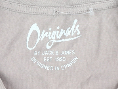 Mens UK Size L JACK & JONES Beige  T-Shirt